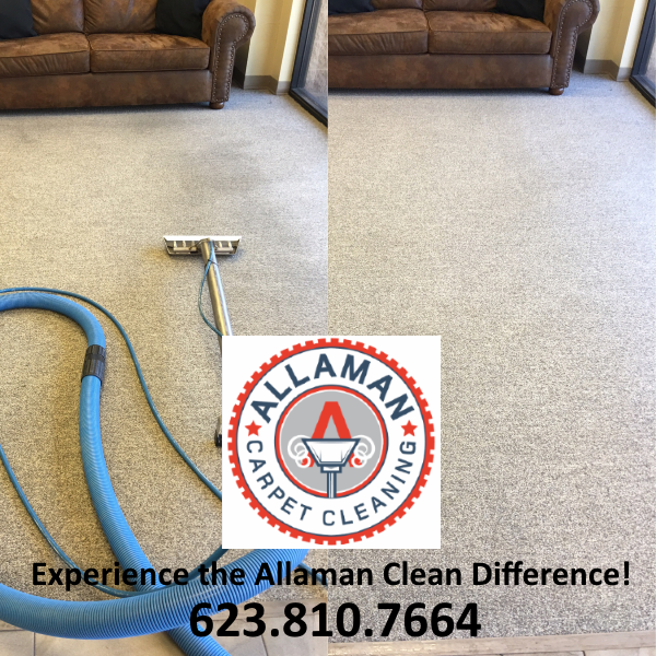 Allaman Carpet Cleaning before and after