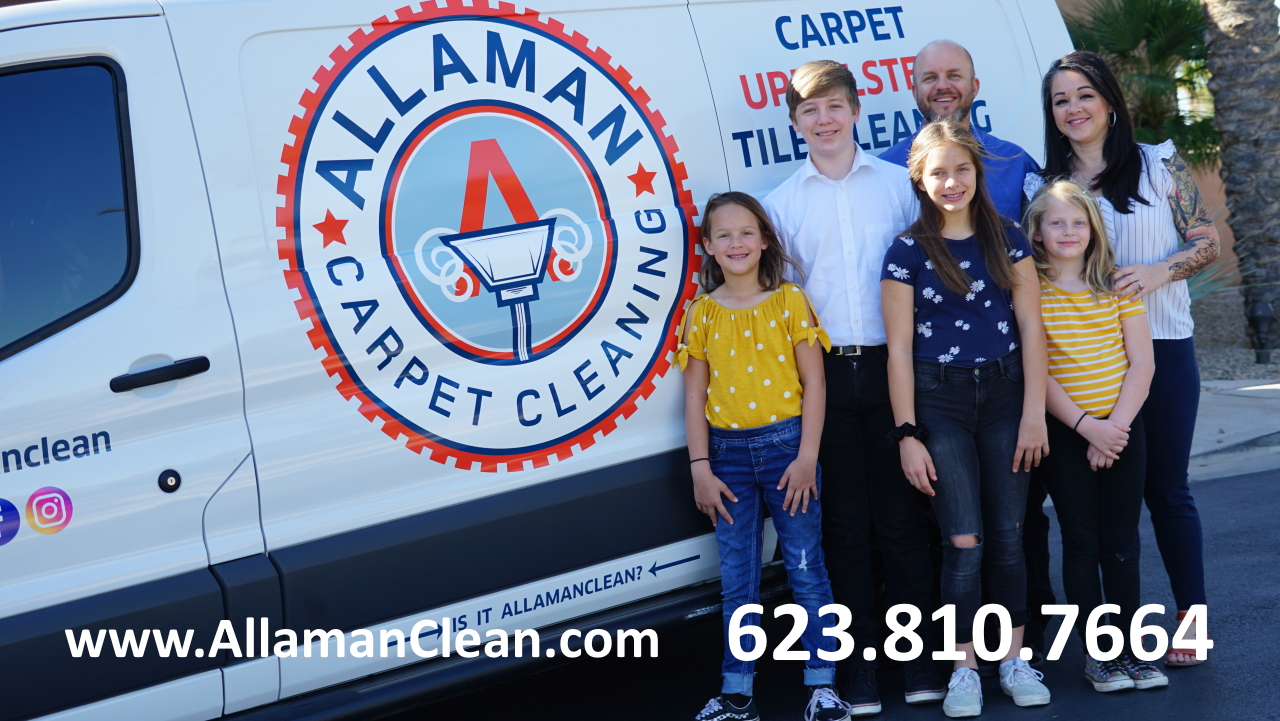 Allaman Carpet, tile, grout and upholstery cleaning in Peoria Arizona, The Best tile, grout, upholstery cleaner in Peoria AZ