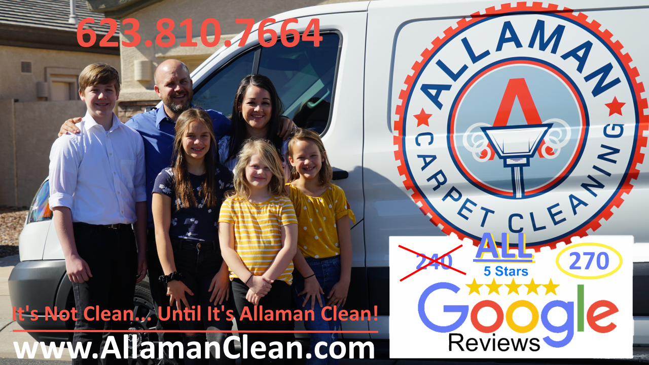 Allaman Carpet Tile Grout Upholstery and clothes dryer vent cleaning in Phoenix Arizona