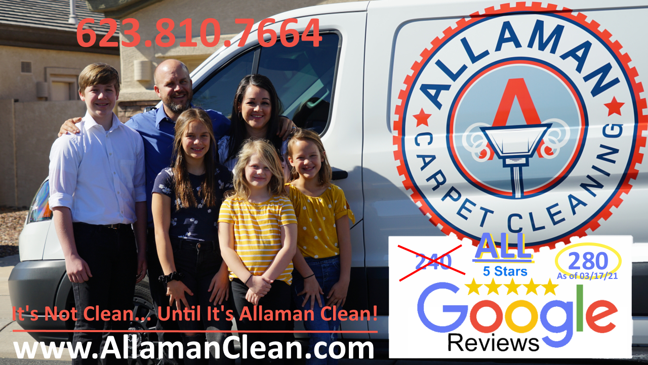 Allaman Carpet Tile Grout and Upholstery Cleaning in Goodyear Arizona  