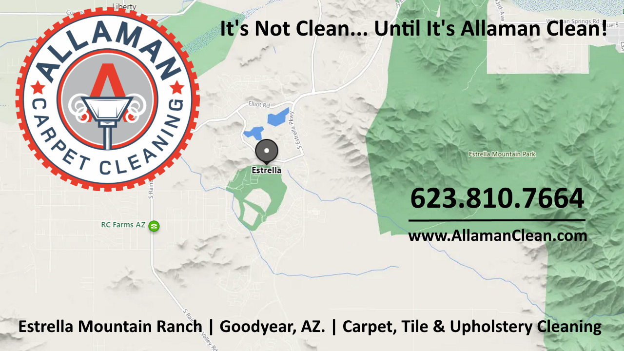 Map of Estrella Mountain Ranch, Goodyear, Maricopa County, Arizona