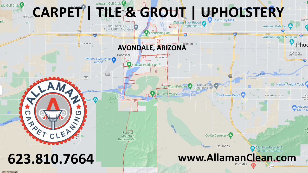 Allaman Carpet and Tile Cleaning Spotlight on Avondale Arizona
