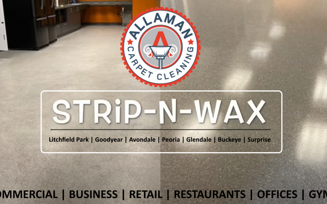 VCT Floor Cleaning Wax Build-Up Strip and Wax Service