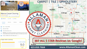 Litchfield Park and West Valley Carpet, Tile and Upholstery Cleaning
